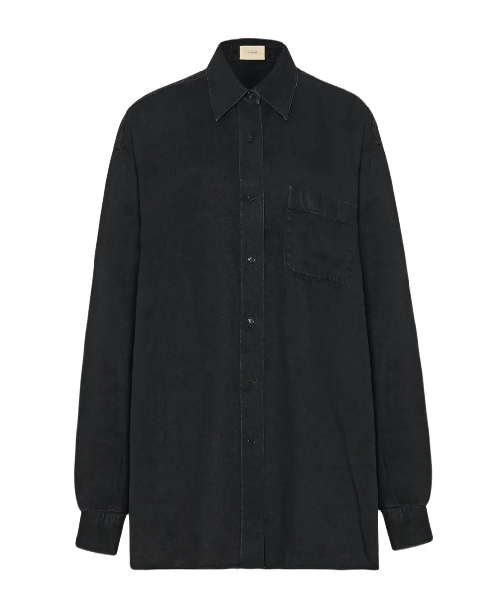 Nesson Button-Up Denim Shirt
