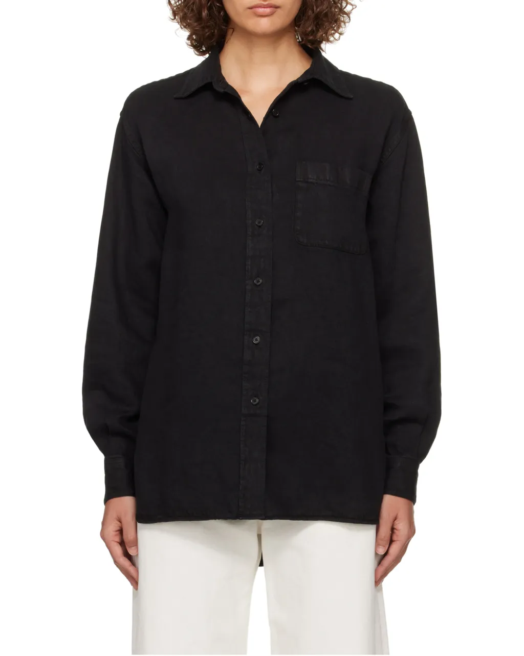 Nesson Button-Up Denim Shirt