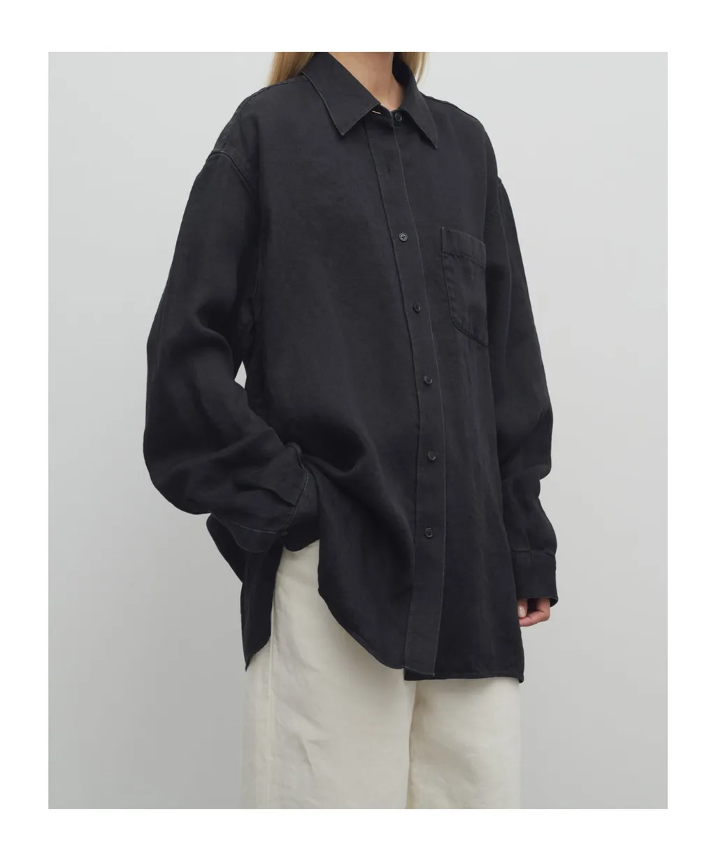 Nesson Button-Up Denim Shirt