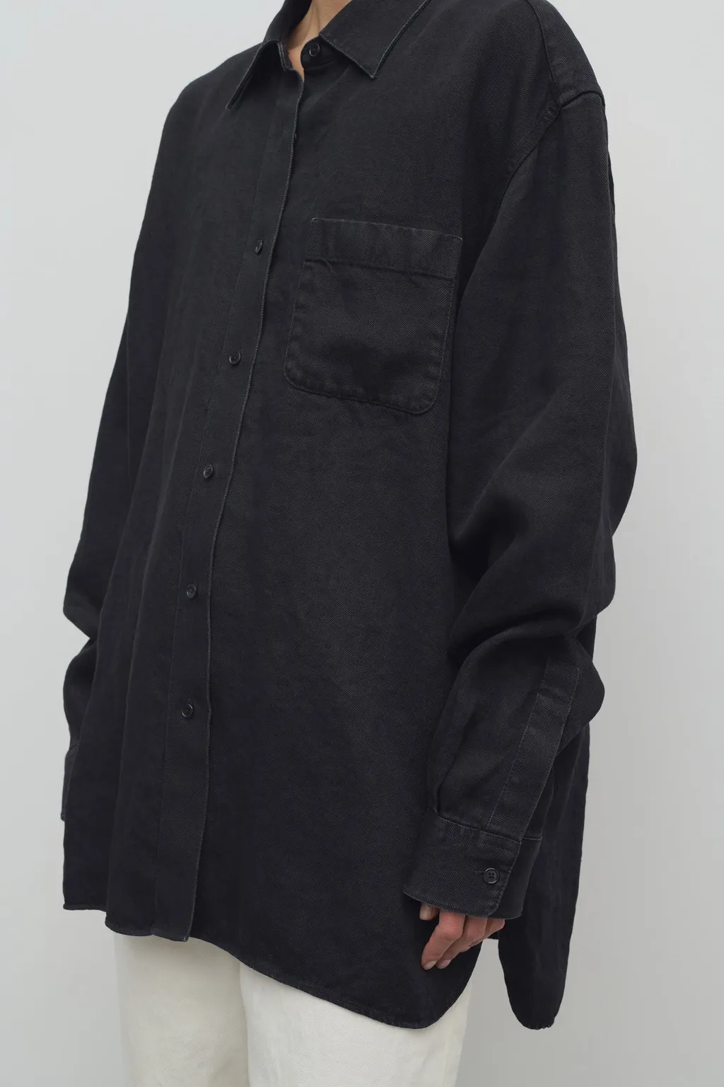 Nesson Button-Up Denim Shirt