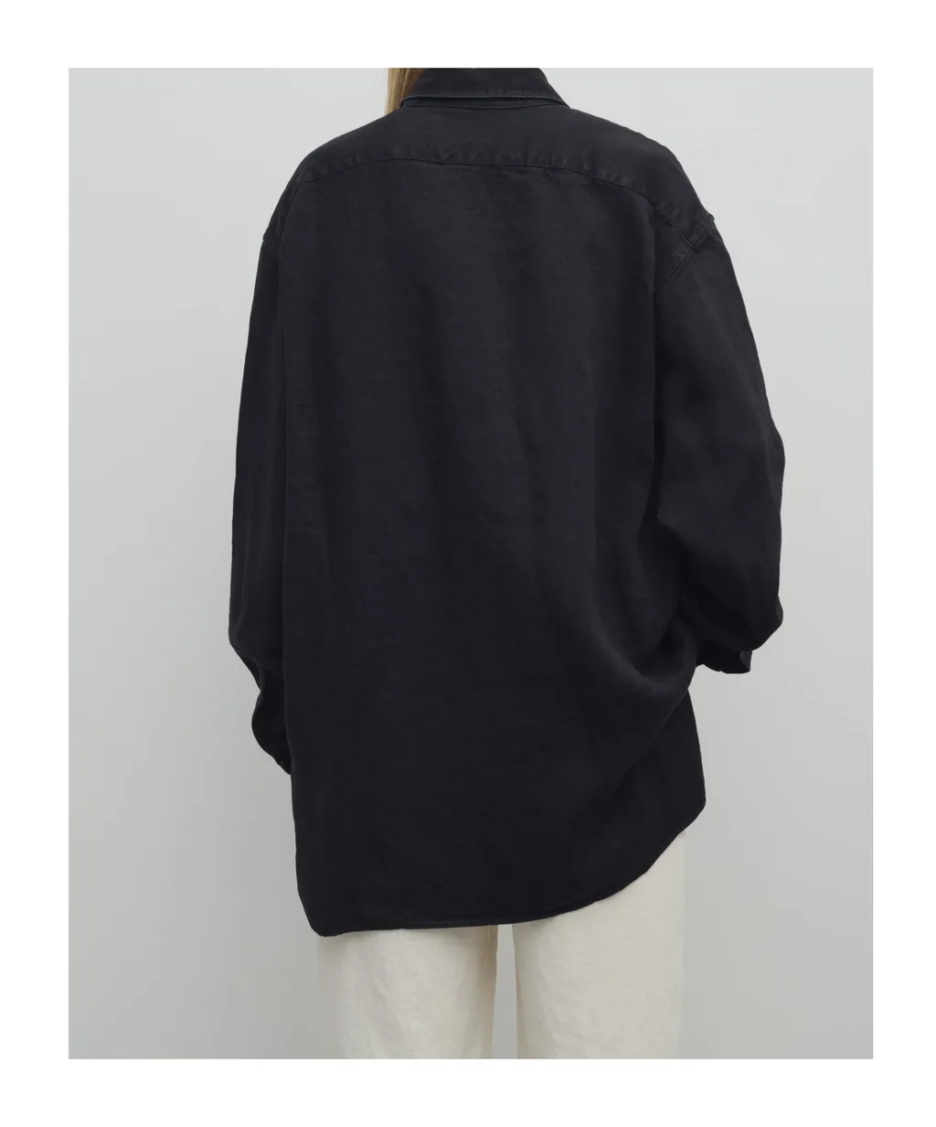 Nesson Button-Up Denim Shirt