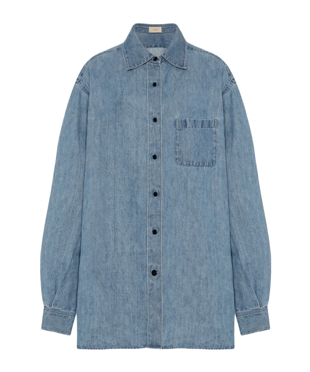 Nesson Button-Up Denim Shirt
