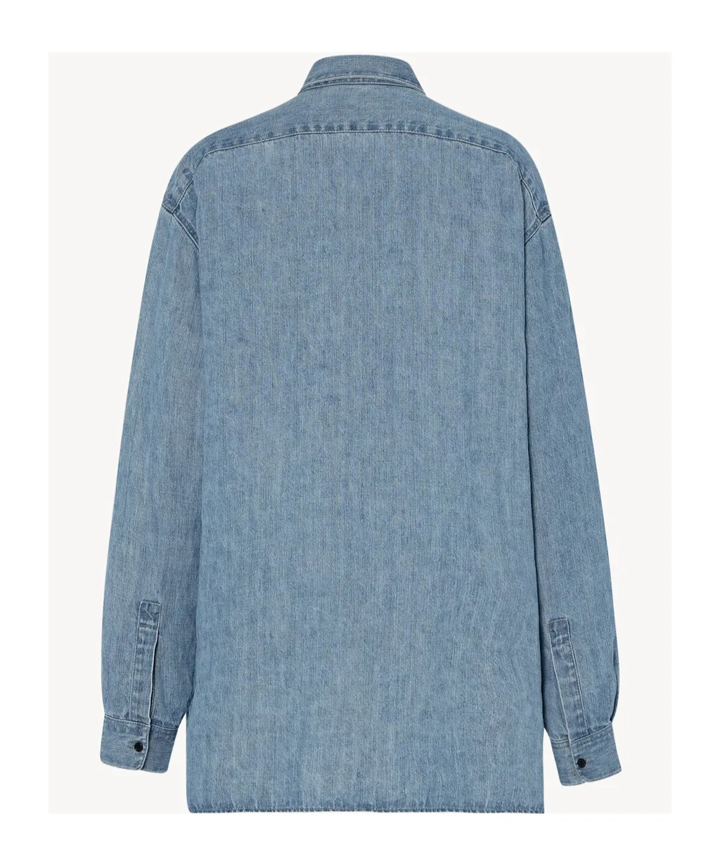 Nesson Button-Up Denim Shirt
