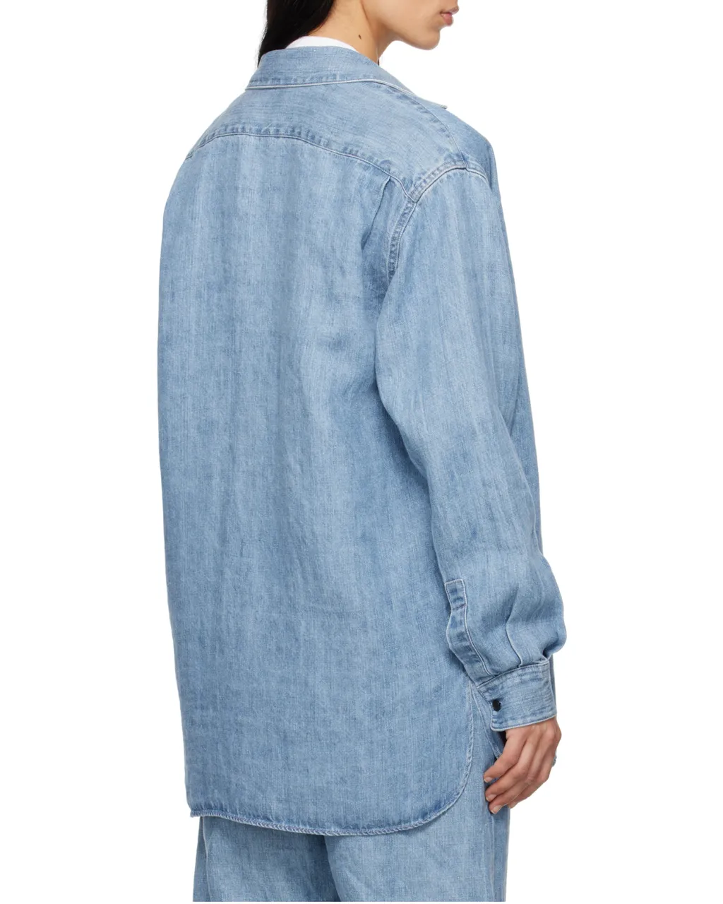 Nesson Button-Up Denim Shirt