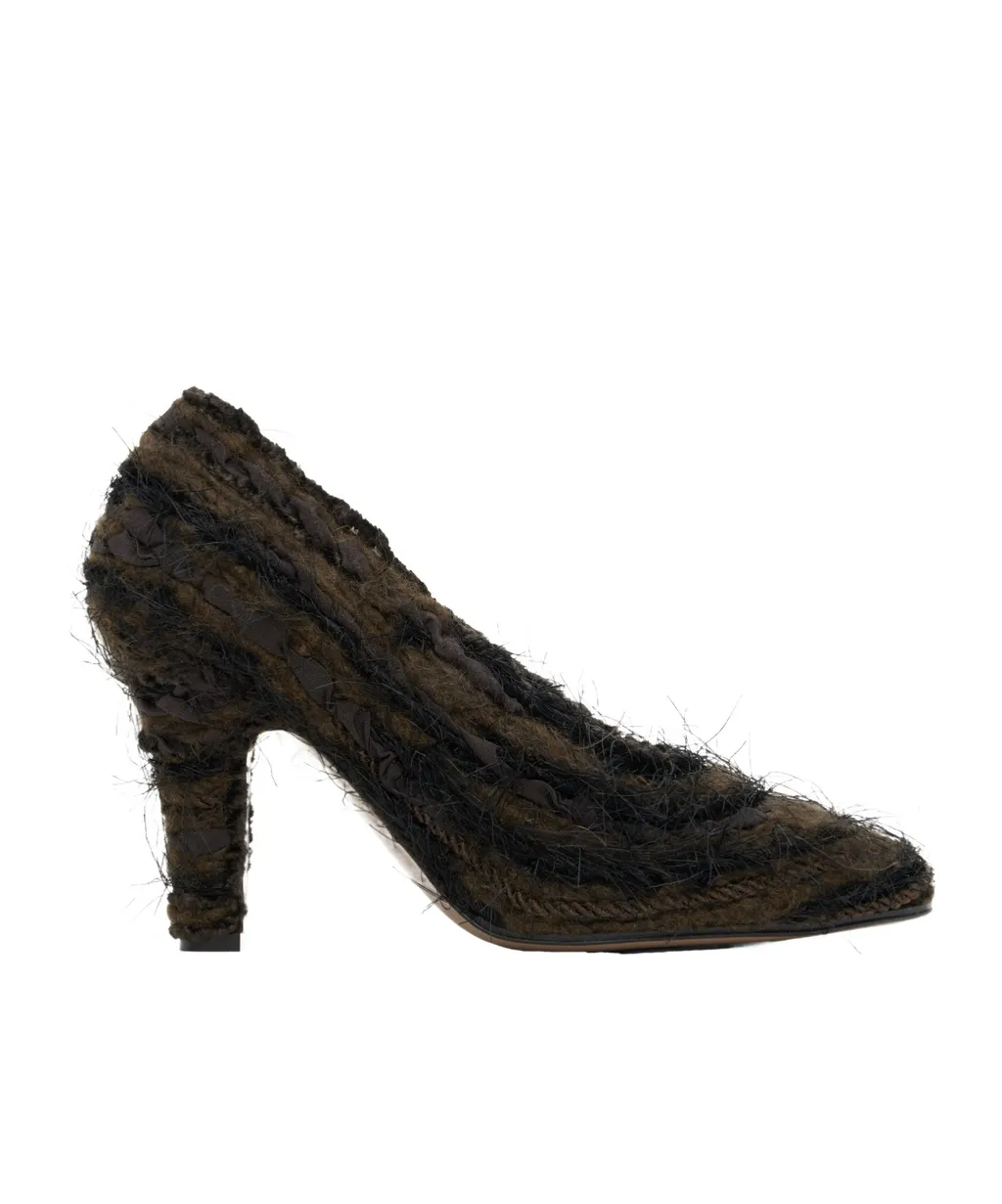 Knitted Detail High Heels