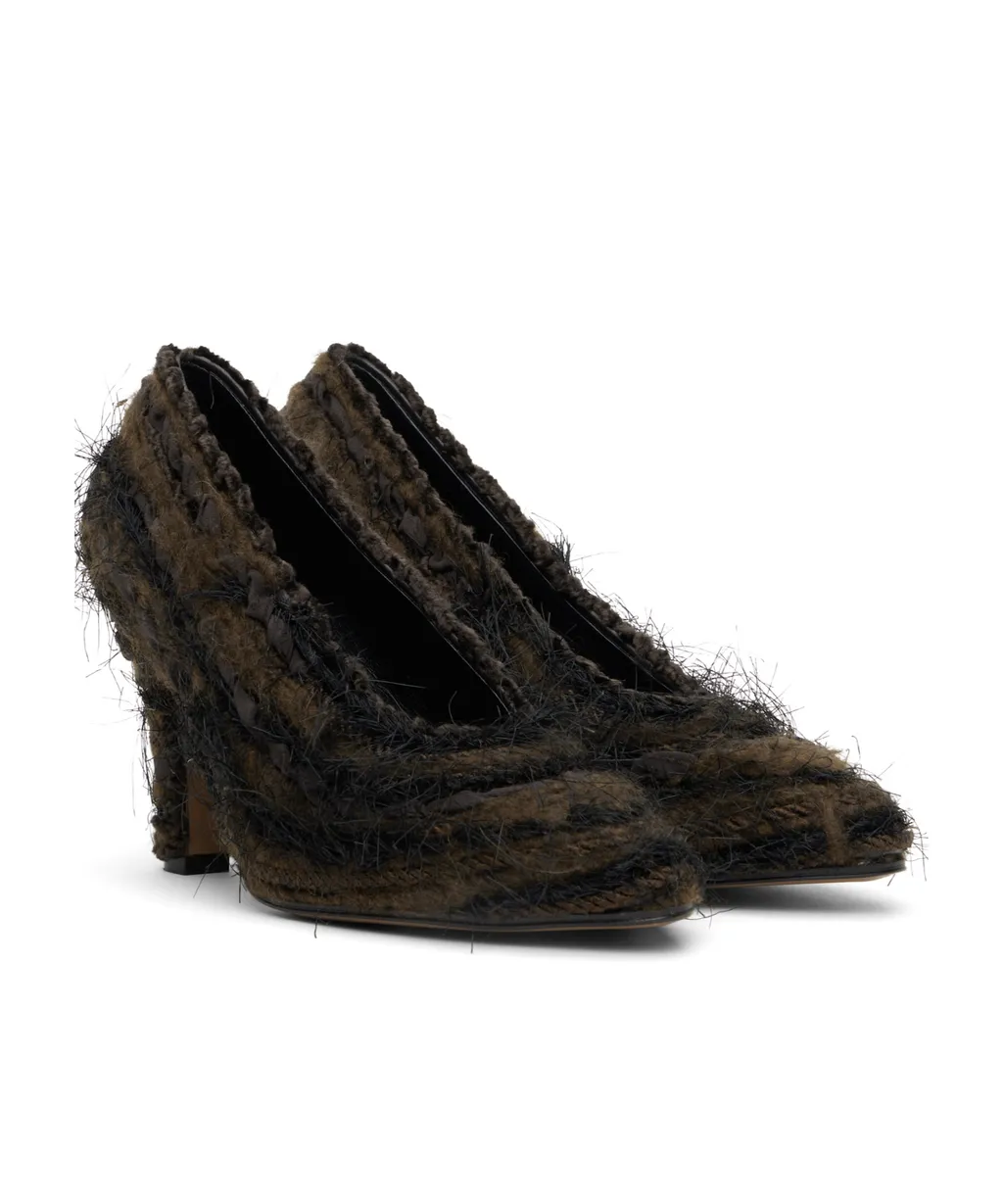 Knitted Detail High Heels