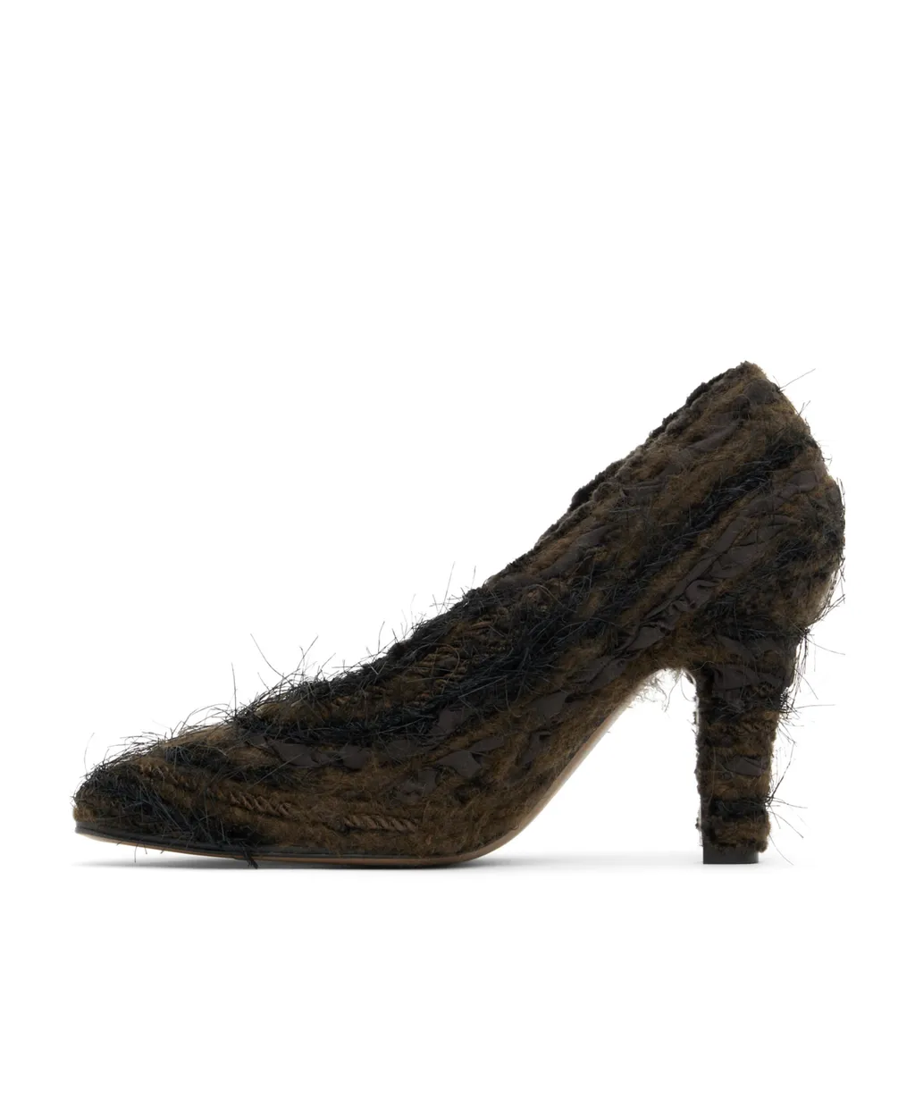 Knitted Detail High Heels