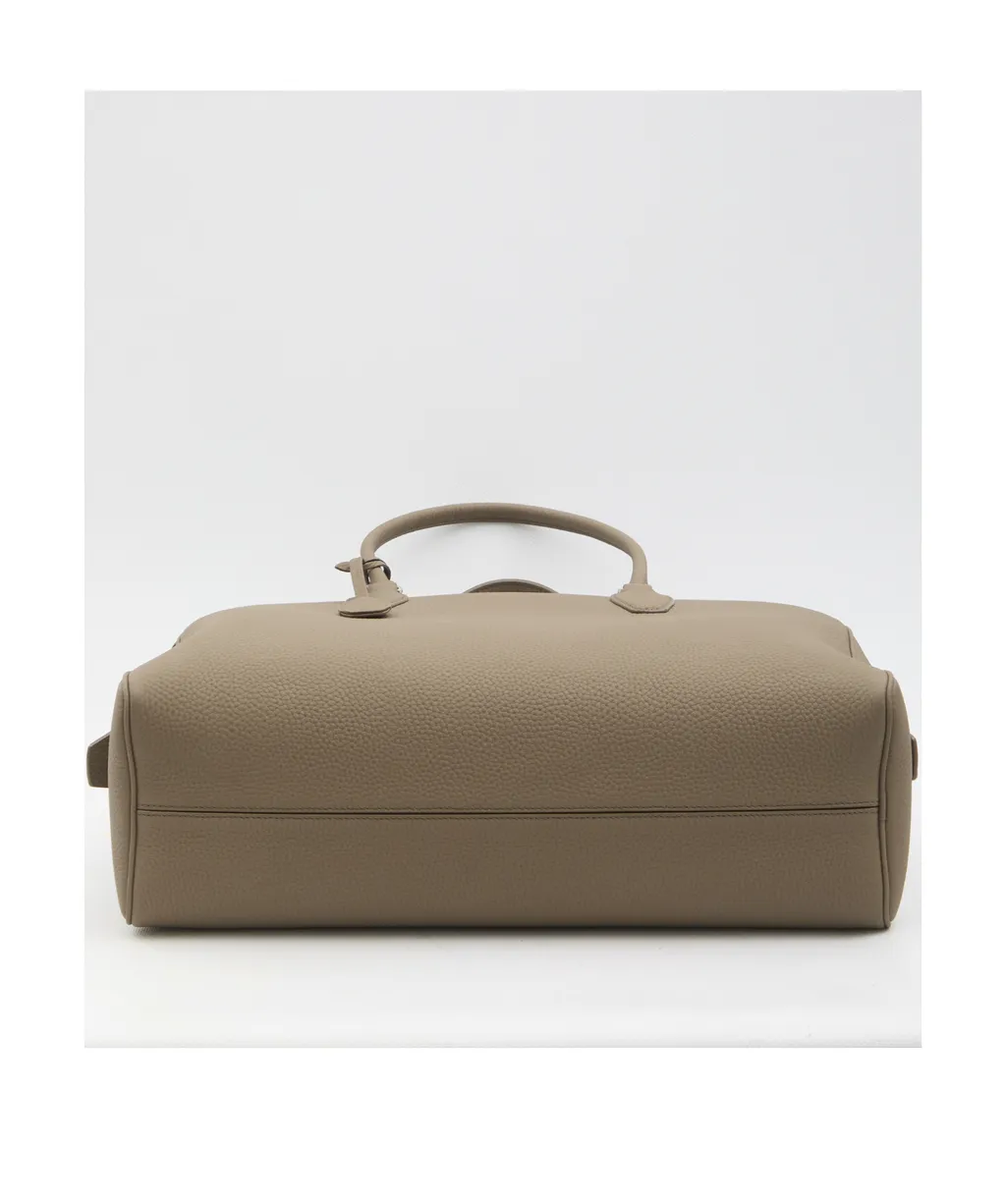 India Zip-Up Top Handle Bag