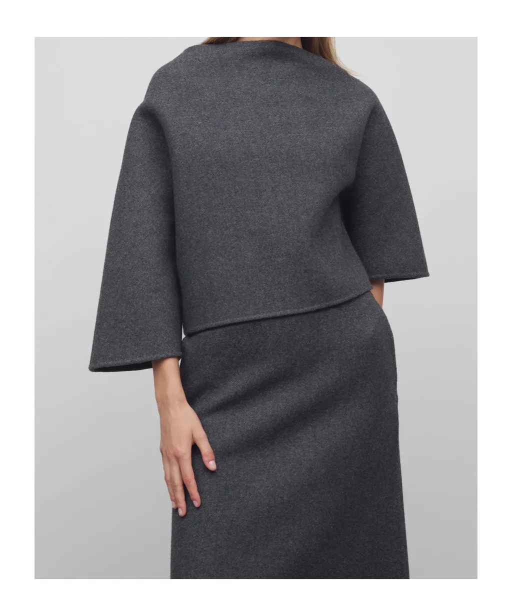 Wool Asymmetrical Top