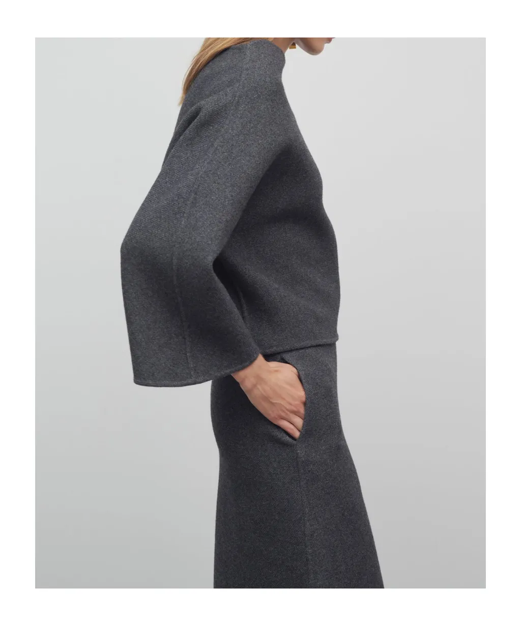 Wool Asymmetrical Top