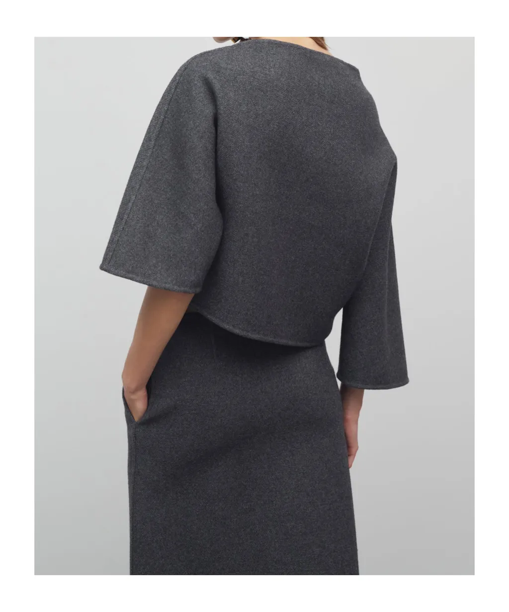 Wool Asymmetrical Top