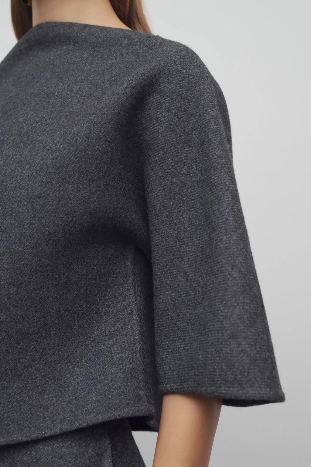 Wool Asymmetrical Top