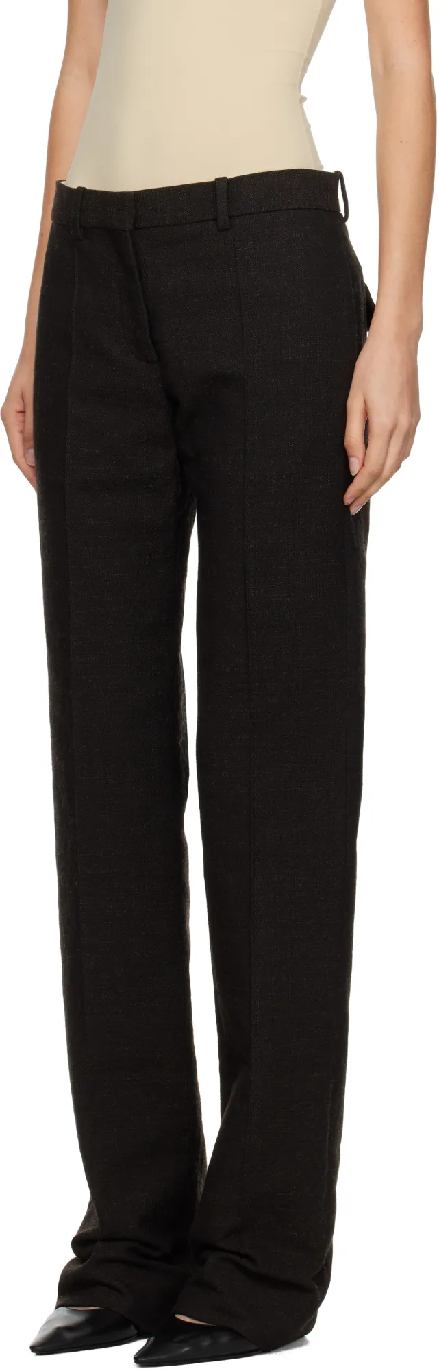 Selvie Low Rise Straight Leg Trousers