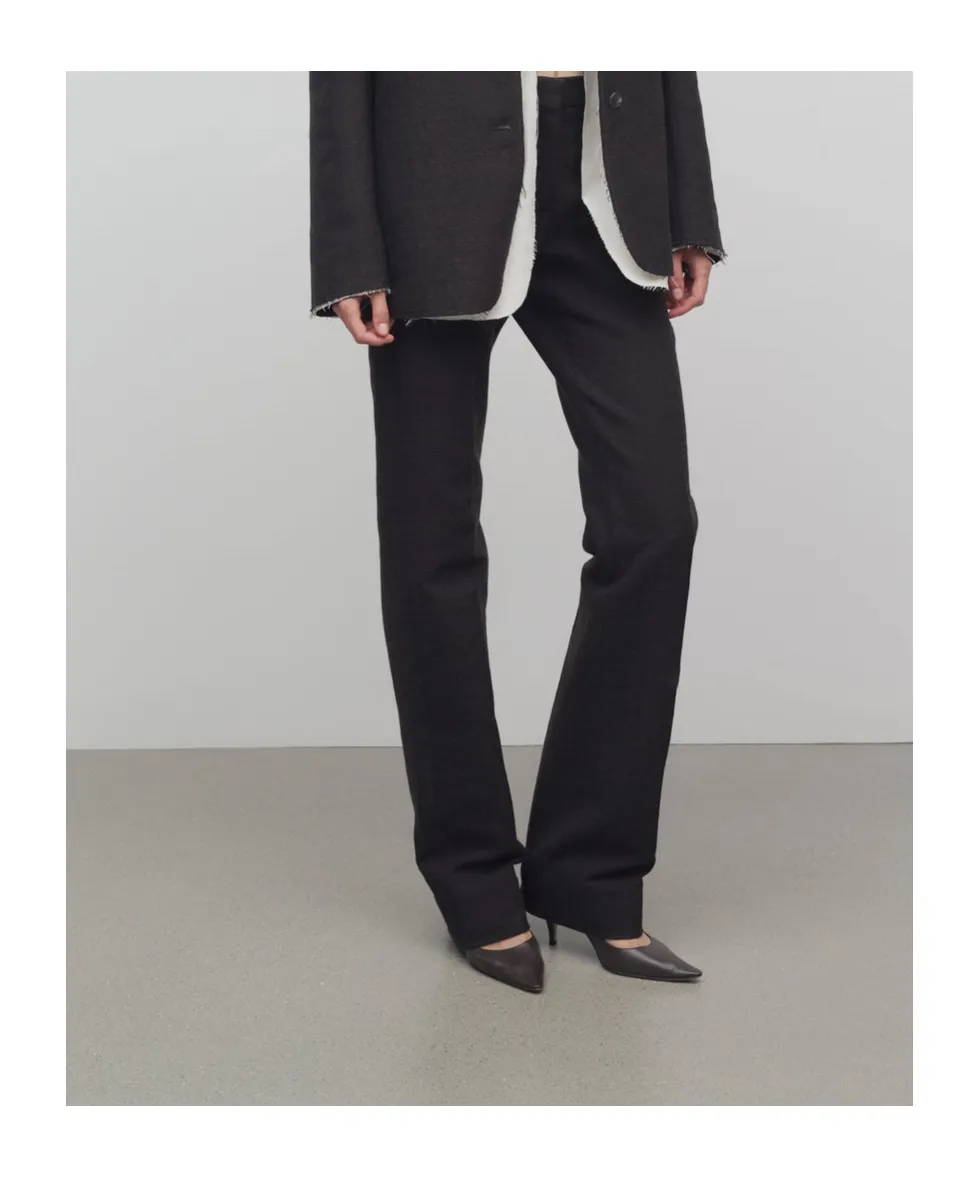 Selvie Low Rise Straight Leg Trousers