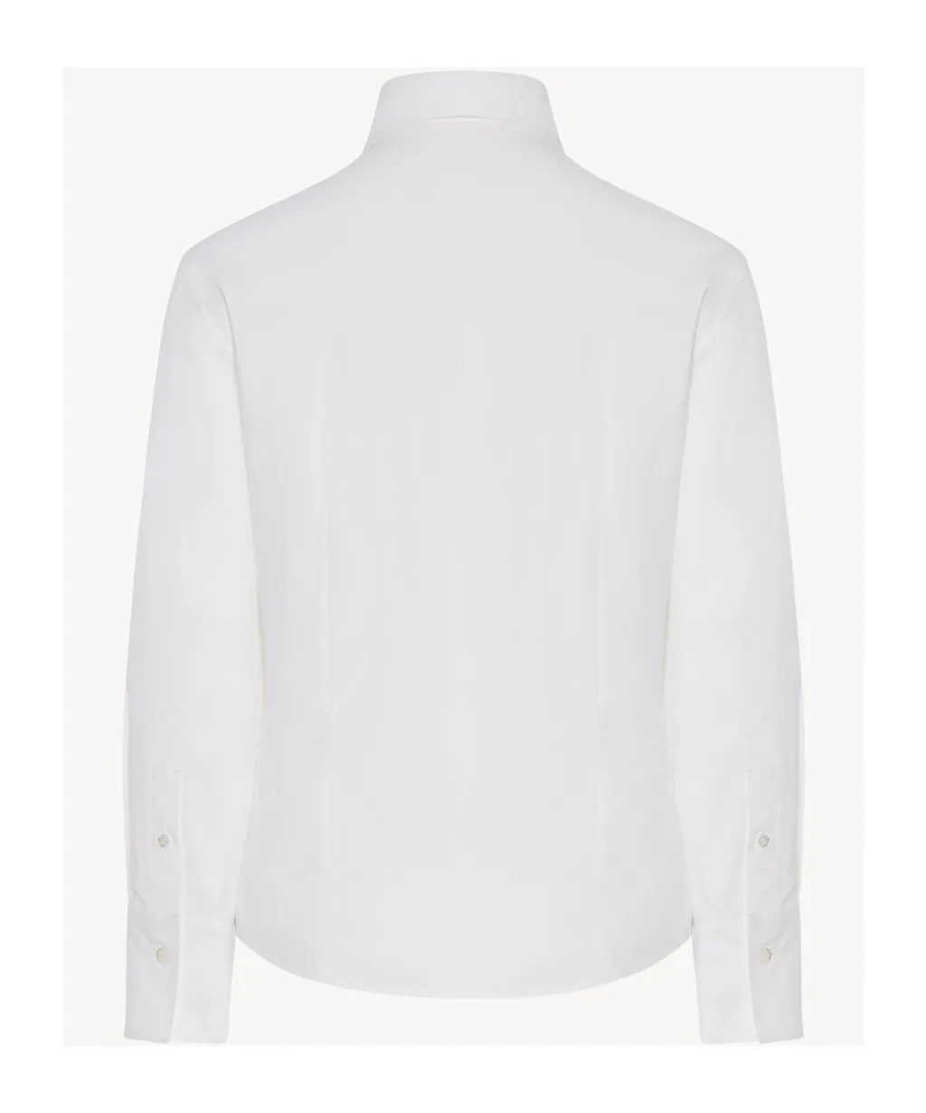 Frou Curved Hem Shirt