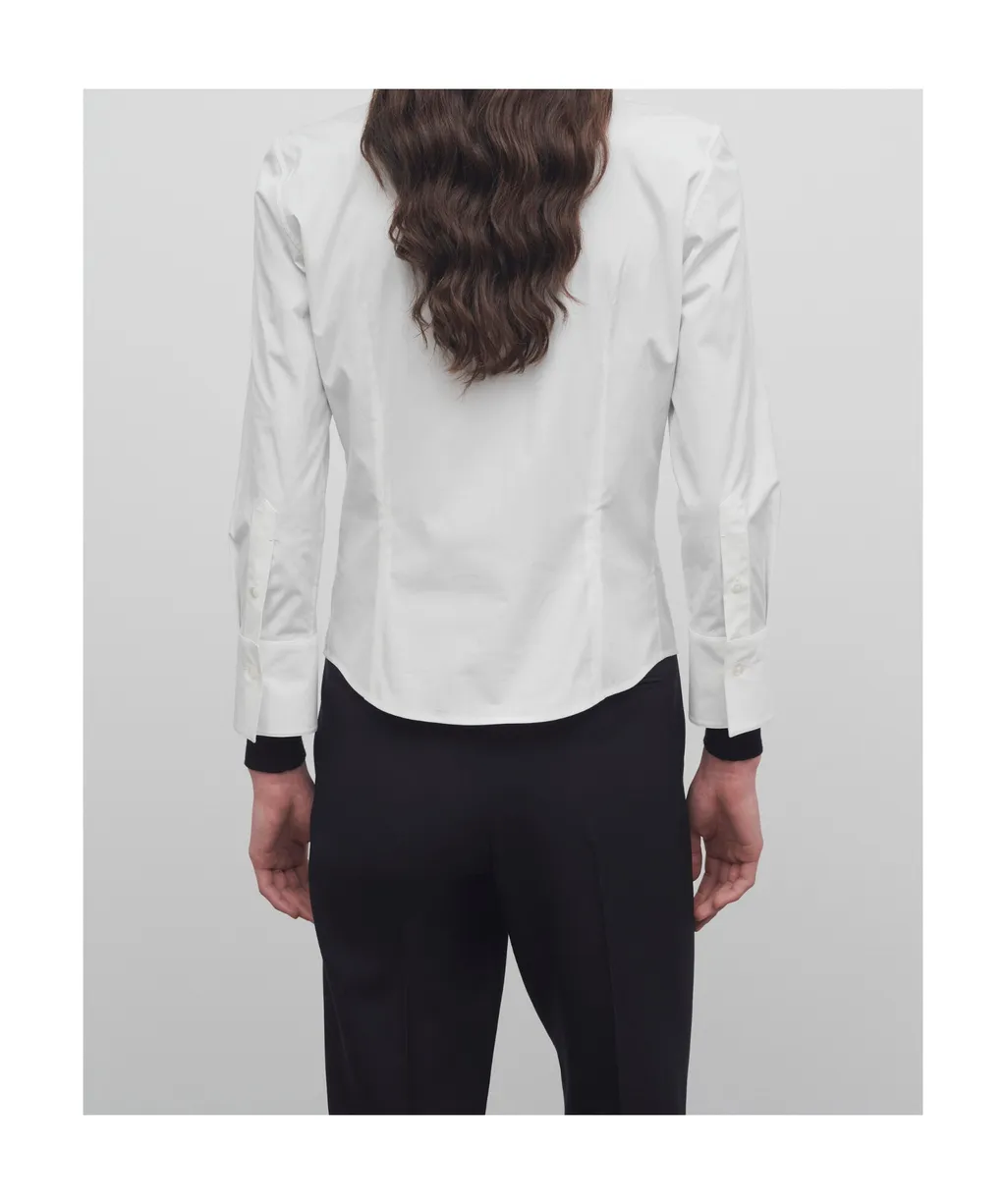 Frou Curved Hem Shirt