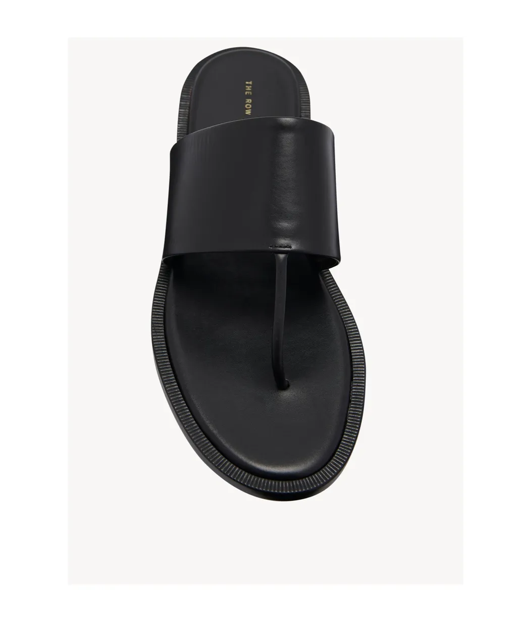 Signum Leather Flat Sandals