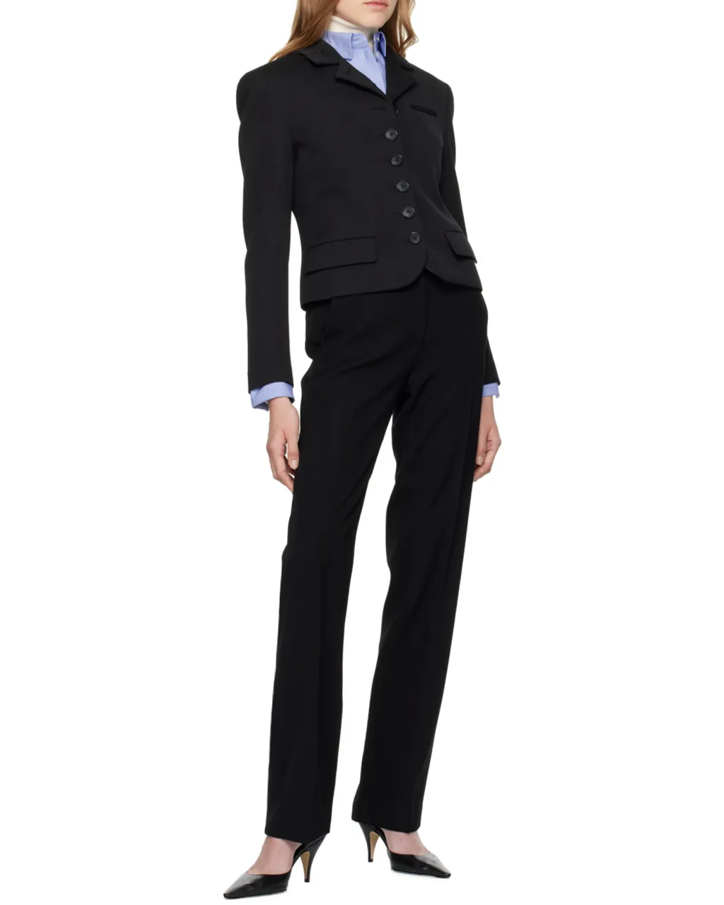 Jesse Straight-Leg Tailored Cut Pants
