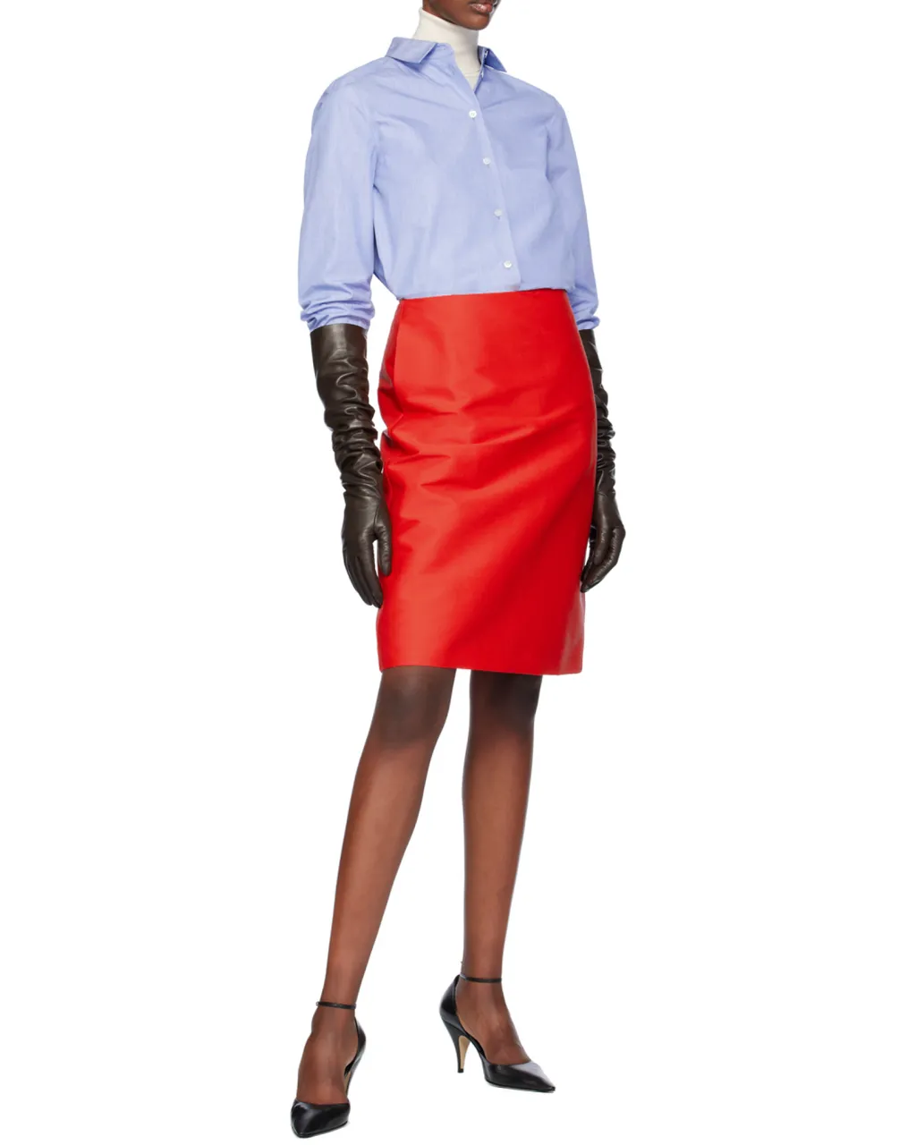 Back-Zippered Skirt