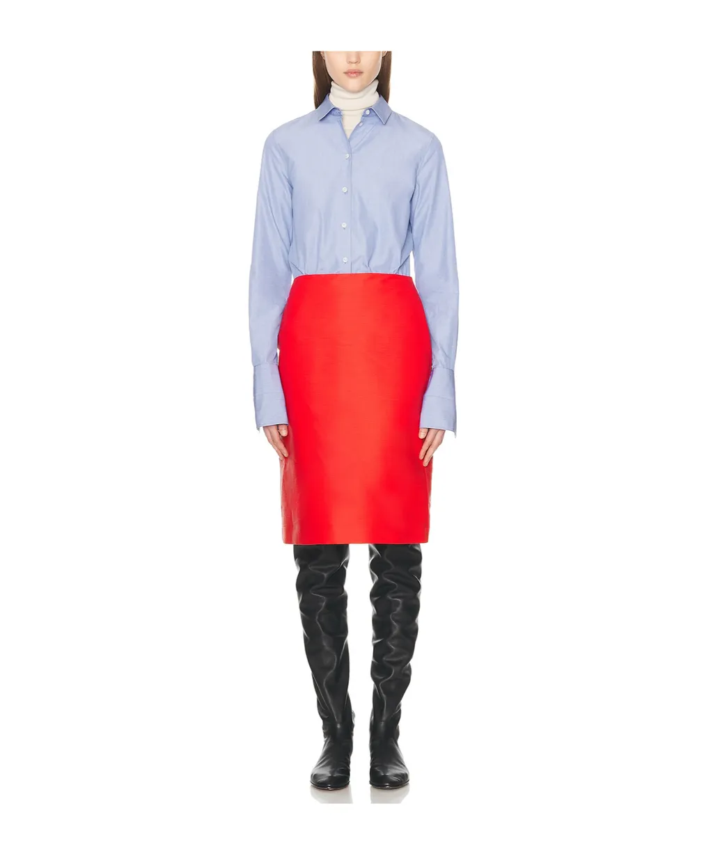Back-Zippered Skirt