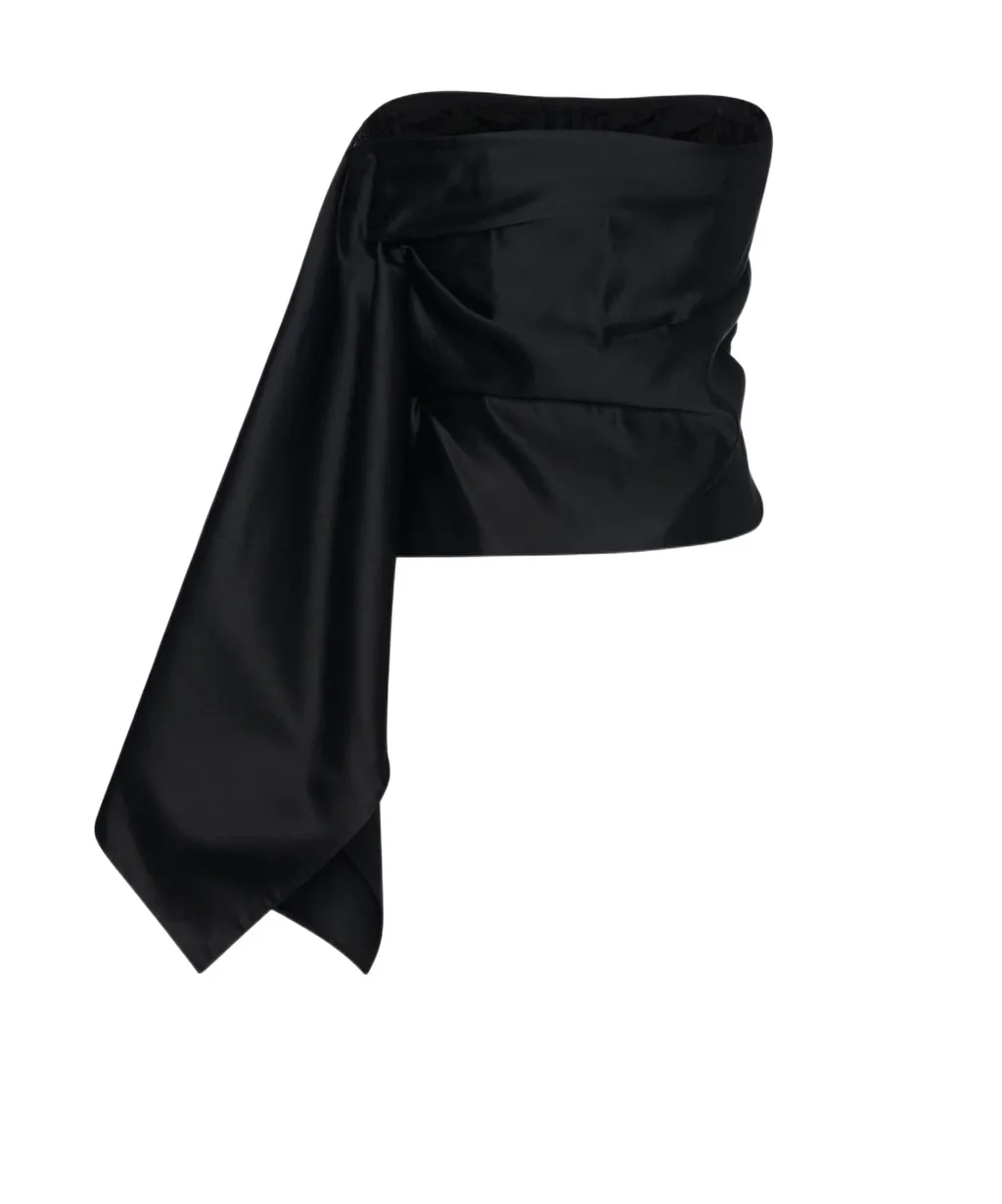 Draped Asymmetrical Top