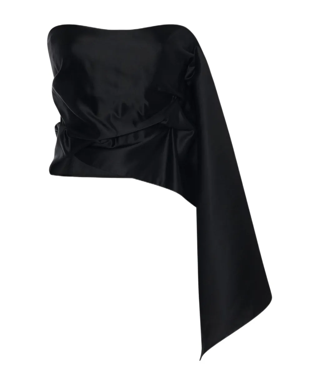 Draped Asymmetrical Top