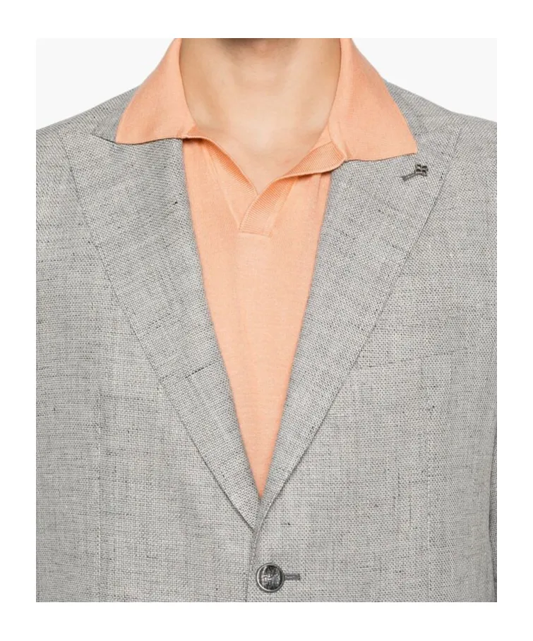 Long-Sleeved Suit Coat