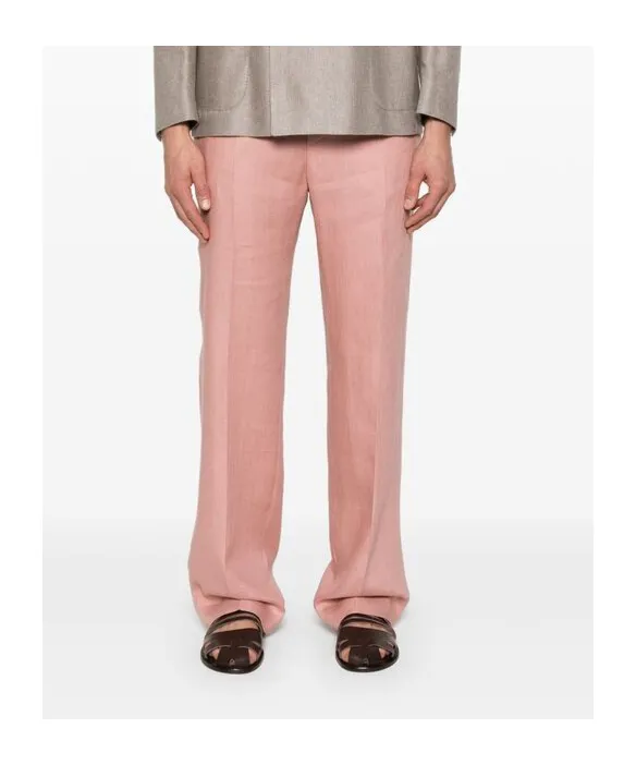 Belt-Loop Casual Pants