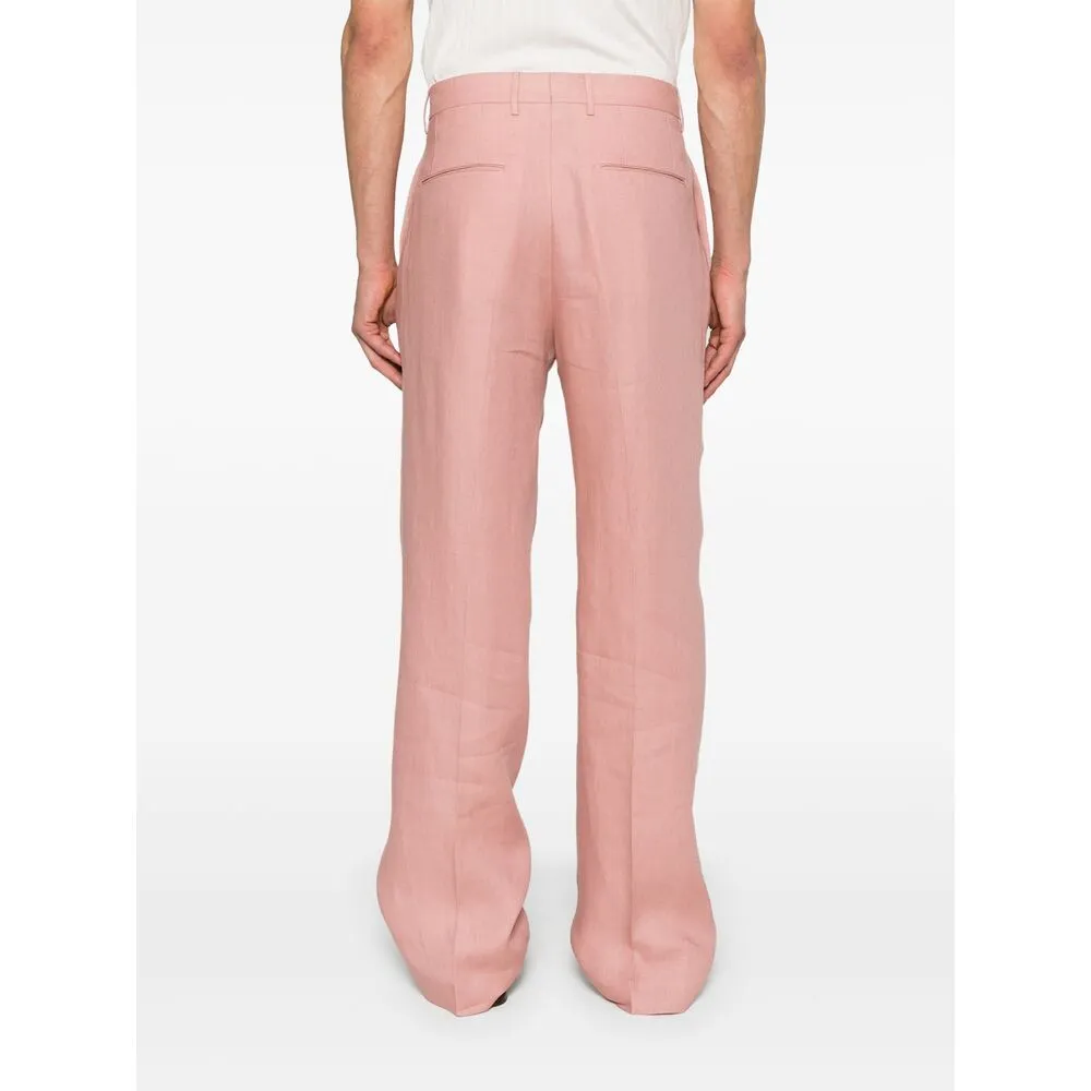 Belt-Loop Casual Pants