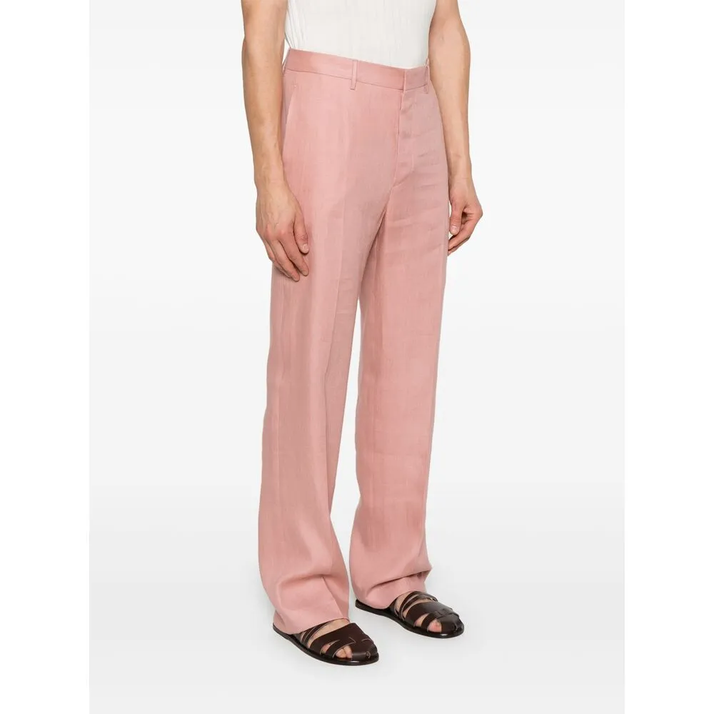 Belt-Loop Casual Pants