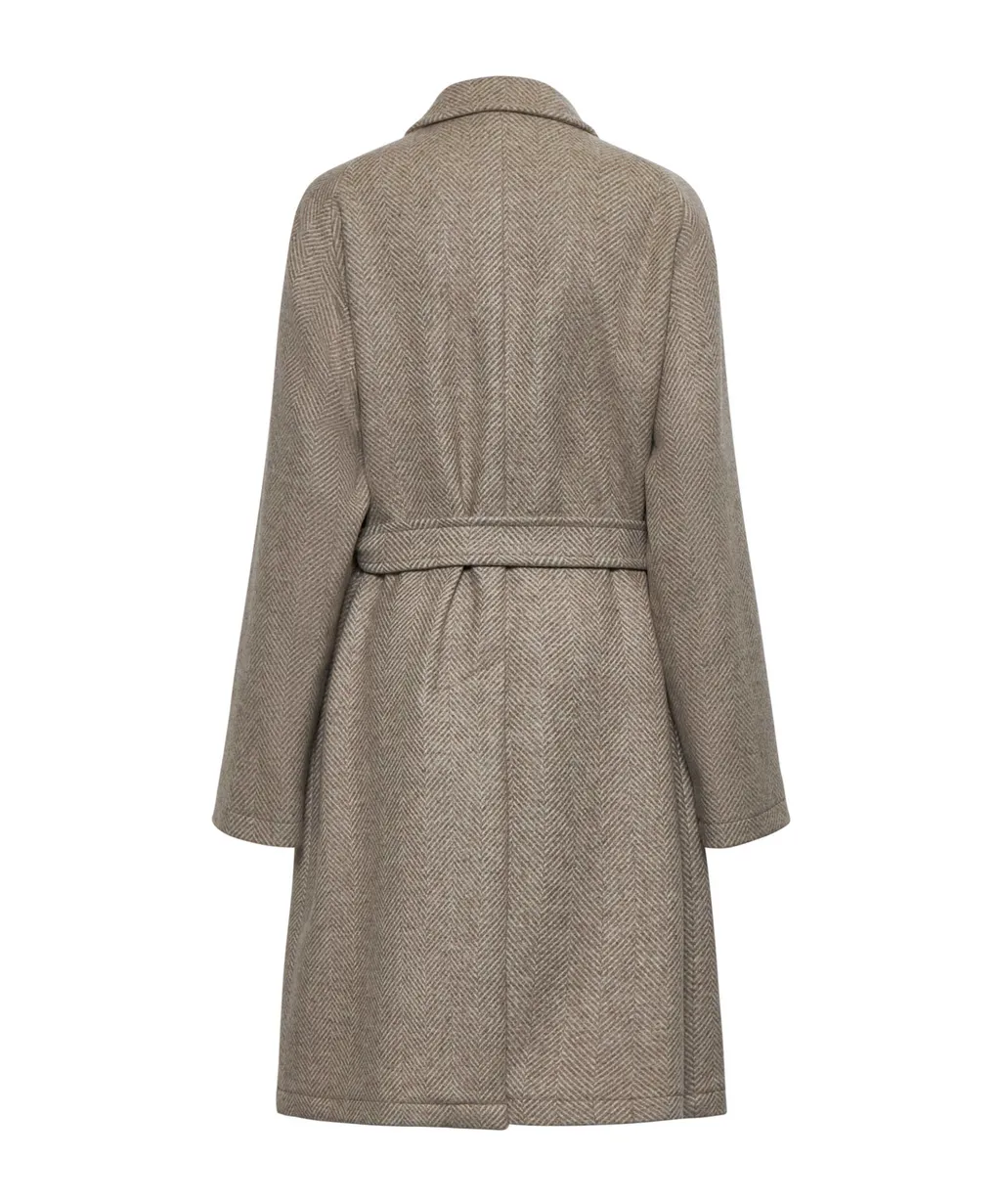 Belted Long Coat