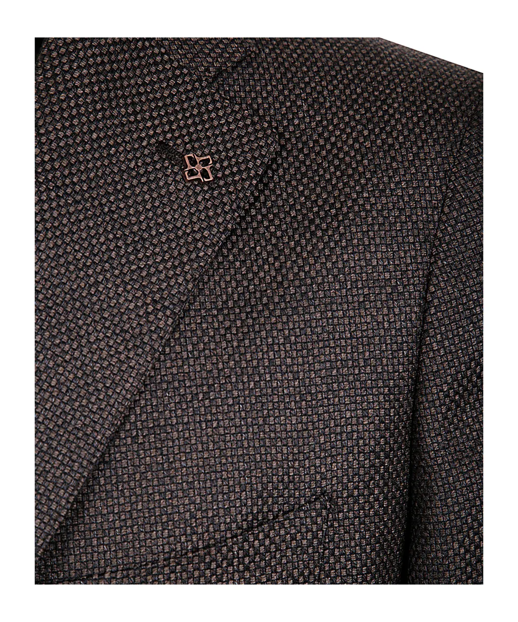 Brooch-Detail Blazer