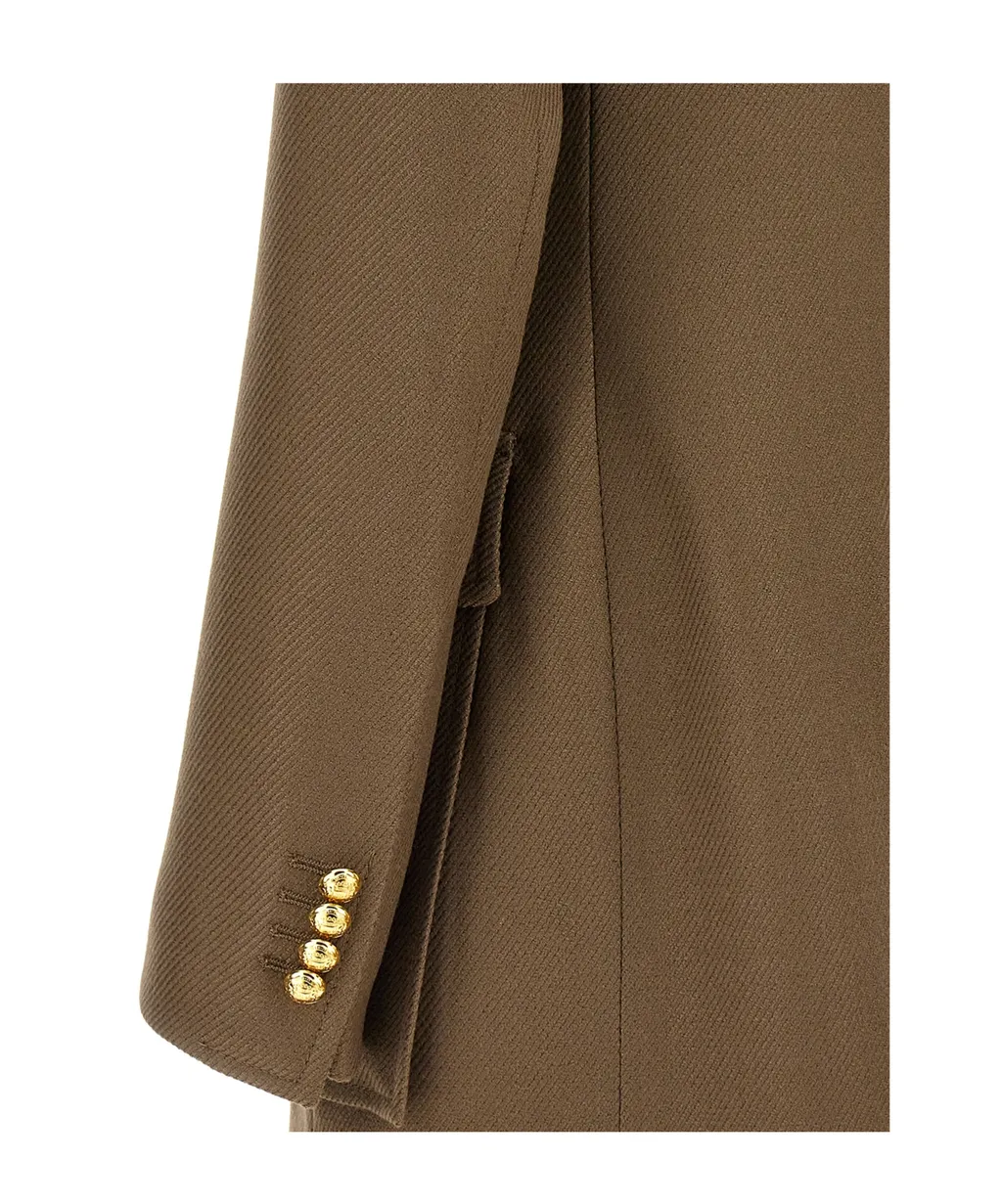 Sahariana Single-Breasted Jacket