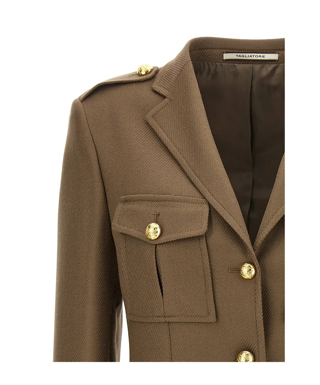 Sahariana Single-Breasted Jacket
