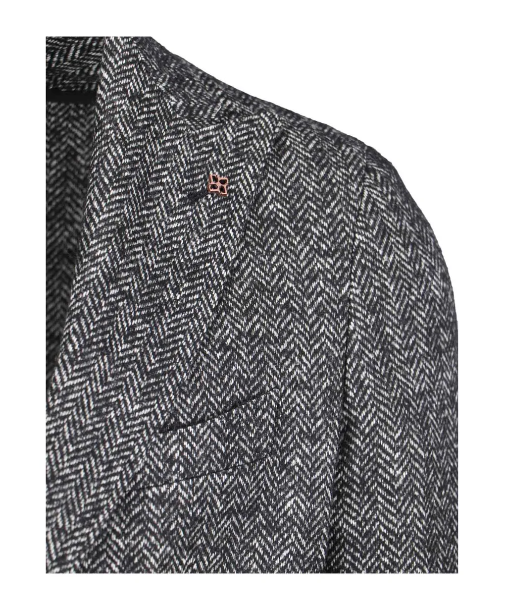 Herringbone Blazer Jacket