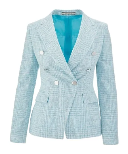 Tweed Double-Breasted Blazer