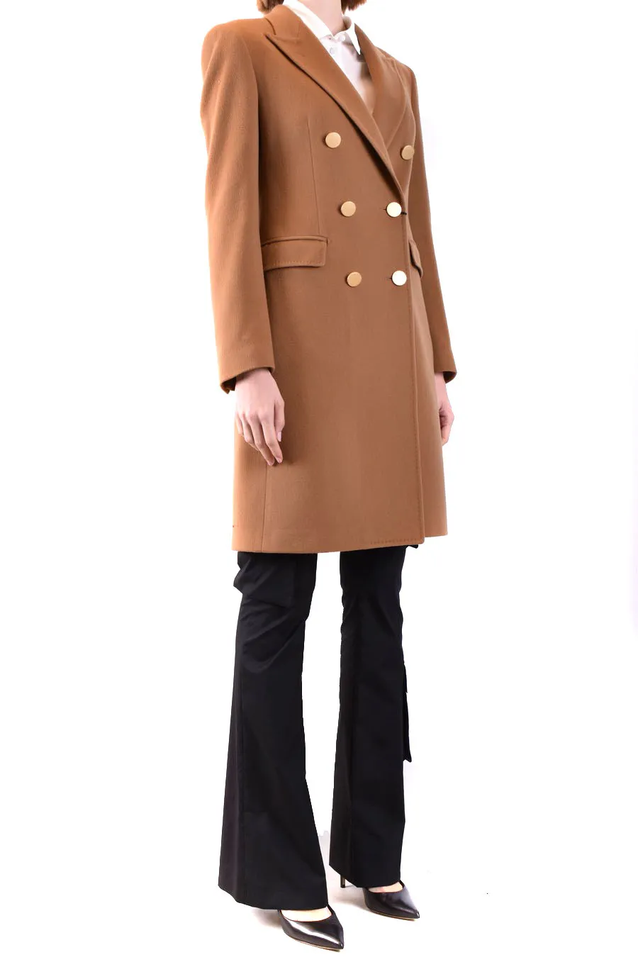 Double-Breasted Lapel Coat