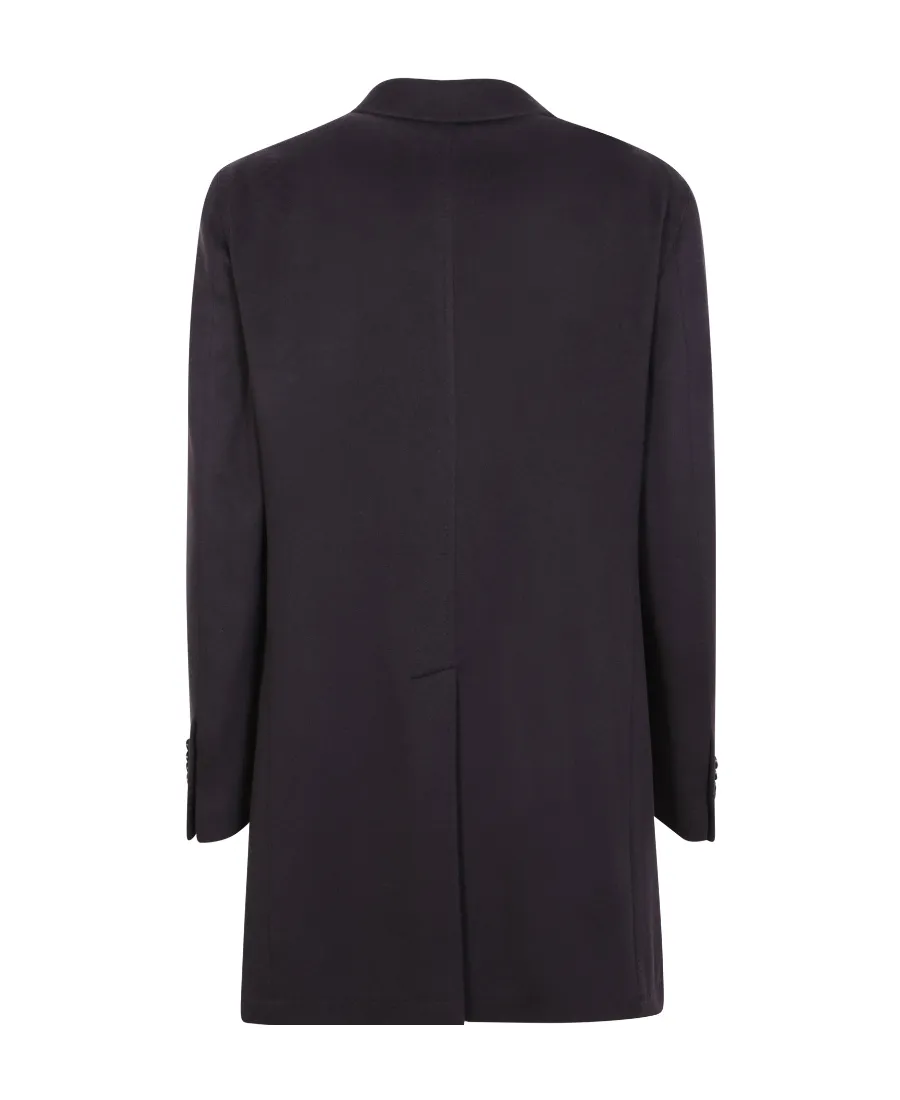 Single-Breasted Cashmere Coat