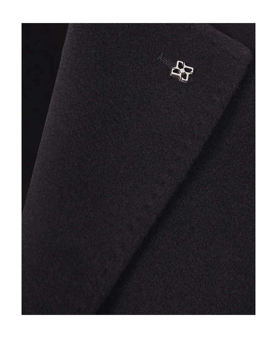 Single-Breasted Cashmere Coat