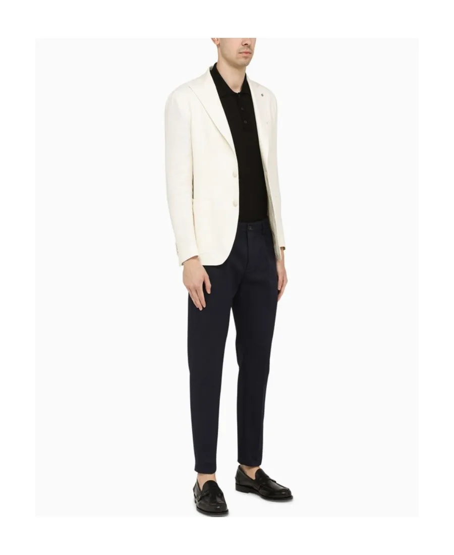 Herringbone-Pattern Blazer