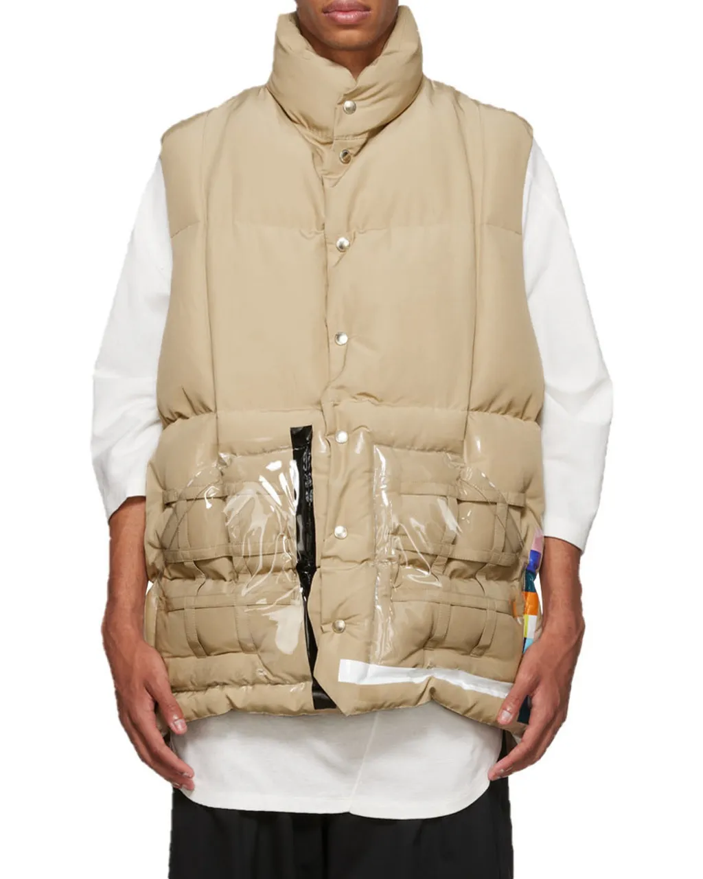 High-Neck Padded Gilet
