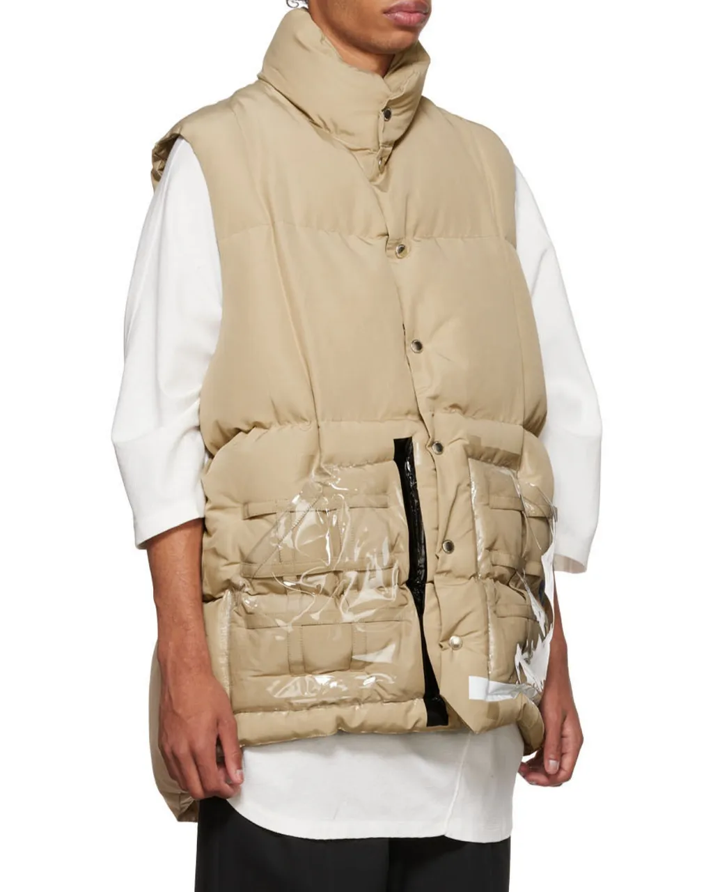 High-Neck Padded Gilet