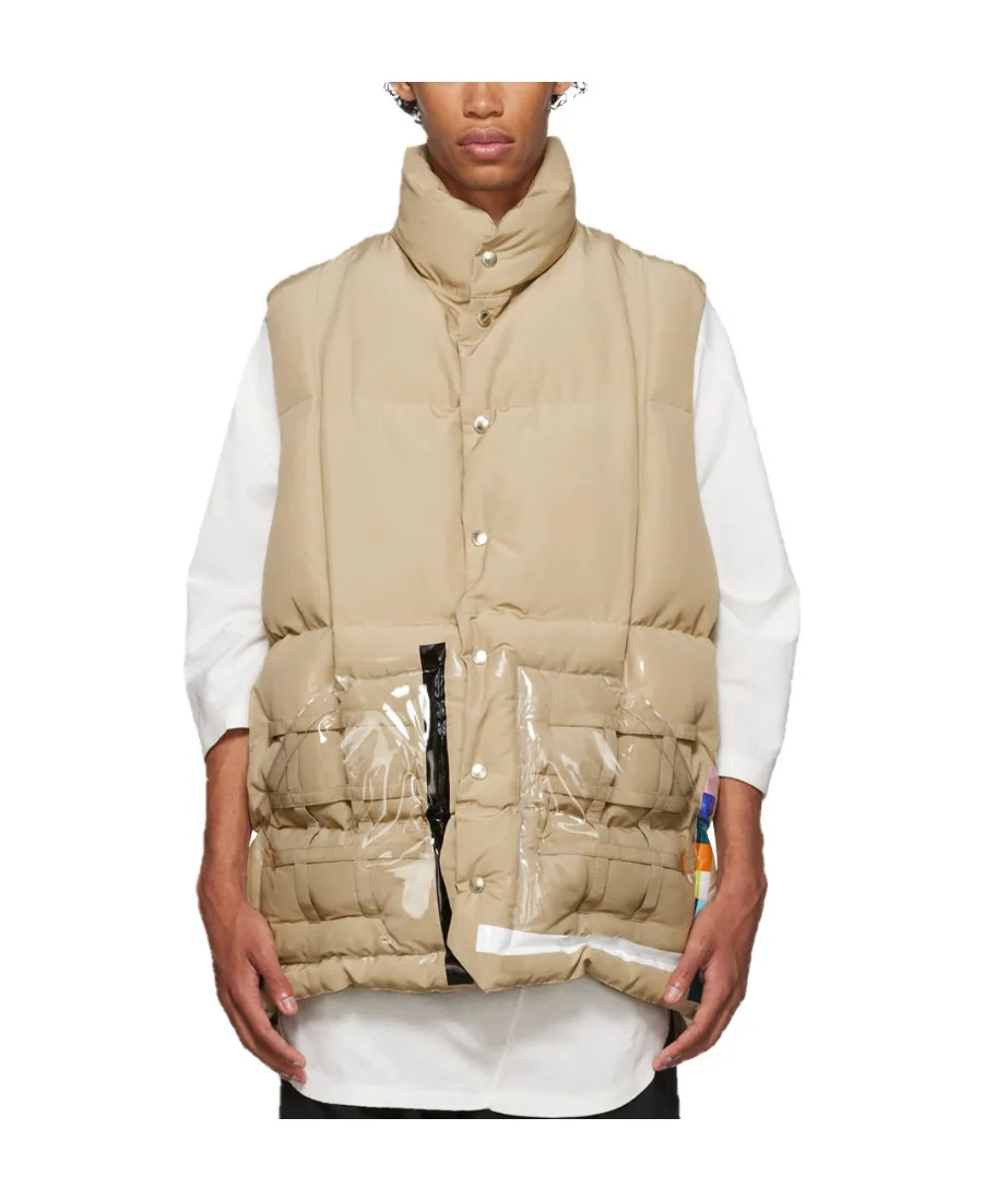 High-Neck Padded Gilet