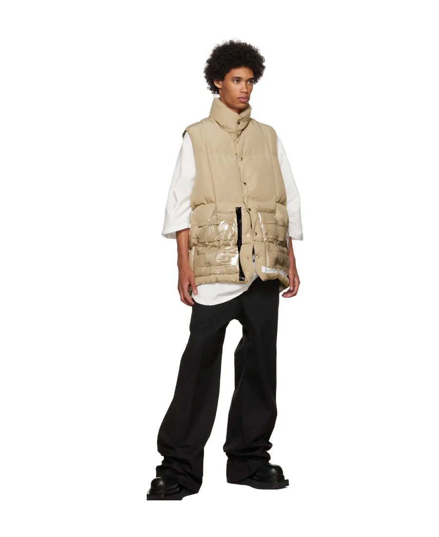 High-Neck Padded Gilet