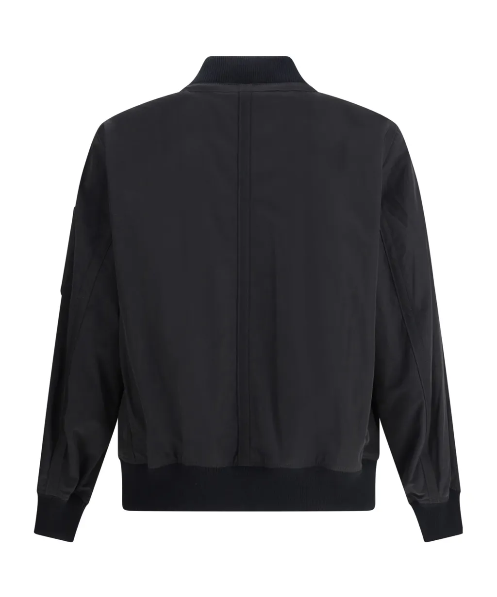 Zip-Closure Bomber Jacket