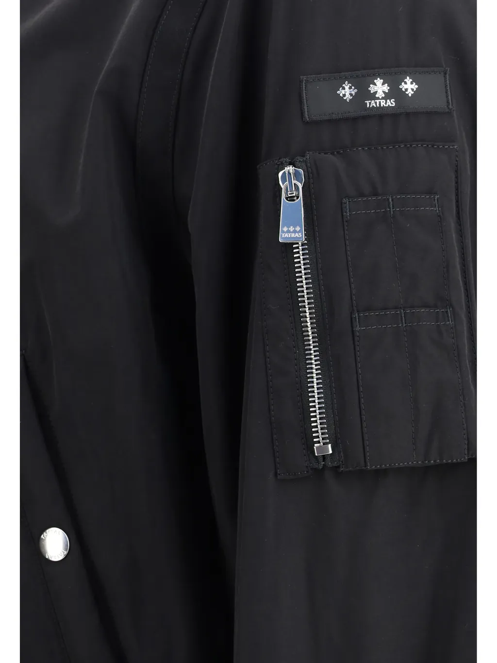 Zip-Closure Bomber Jacket