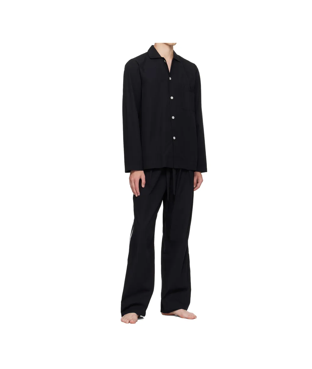 Side Stripe Poplin Pajama Pants