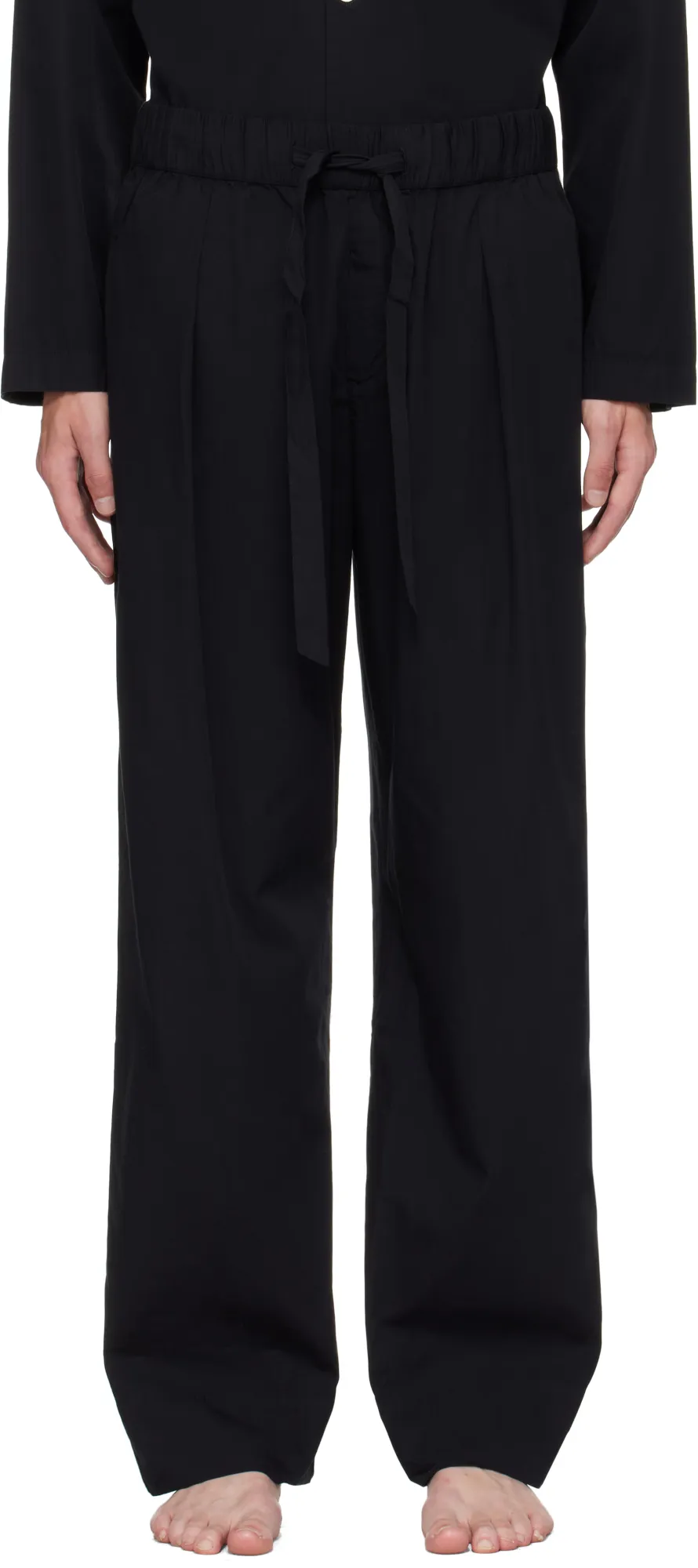 Side Stripe Poplin Pajama Pants