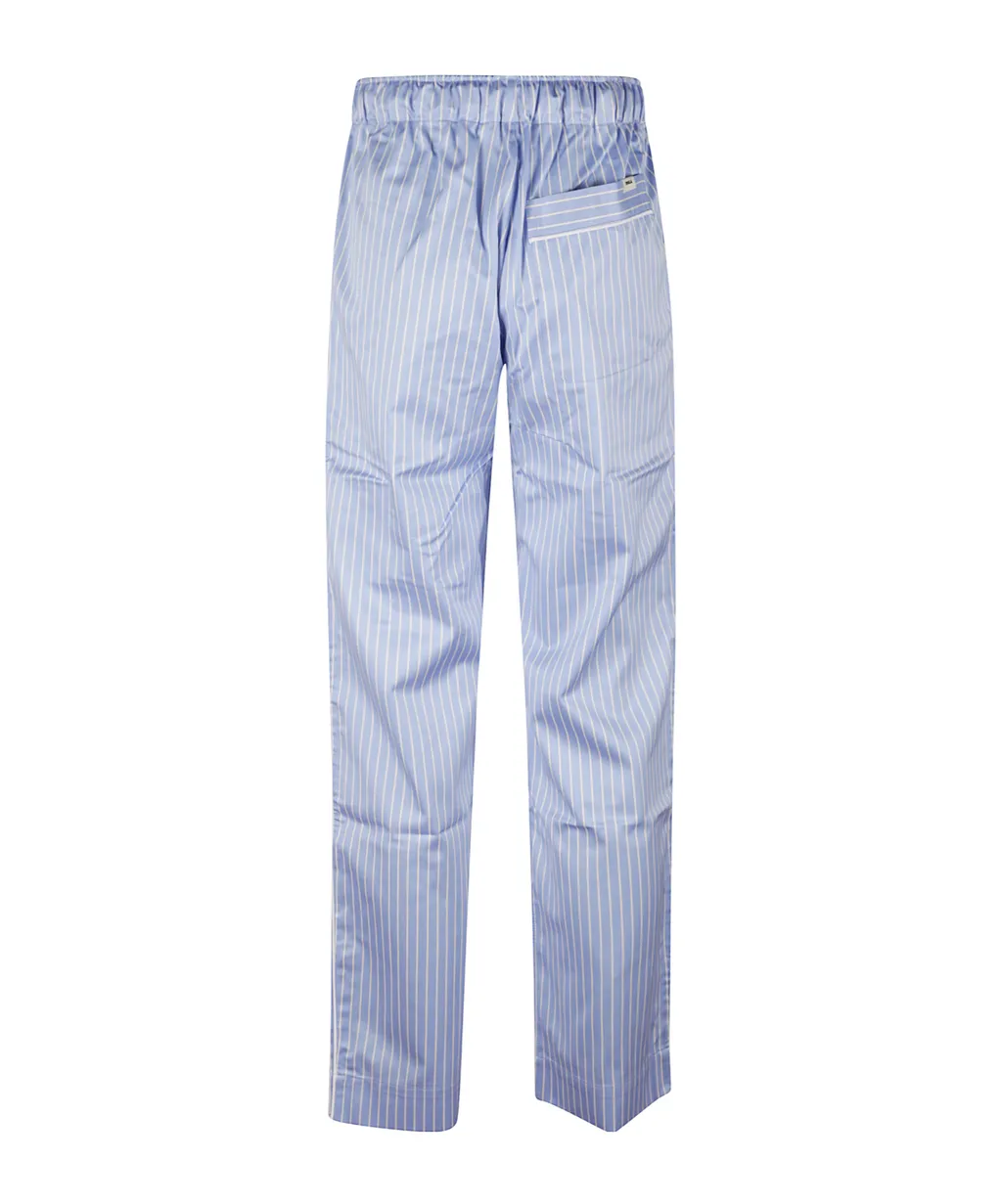 Organic Cotton Striped Pyjama Trousers