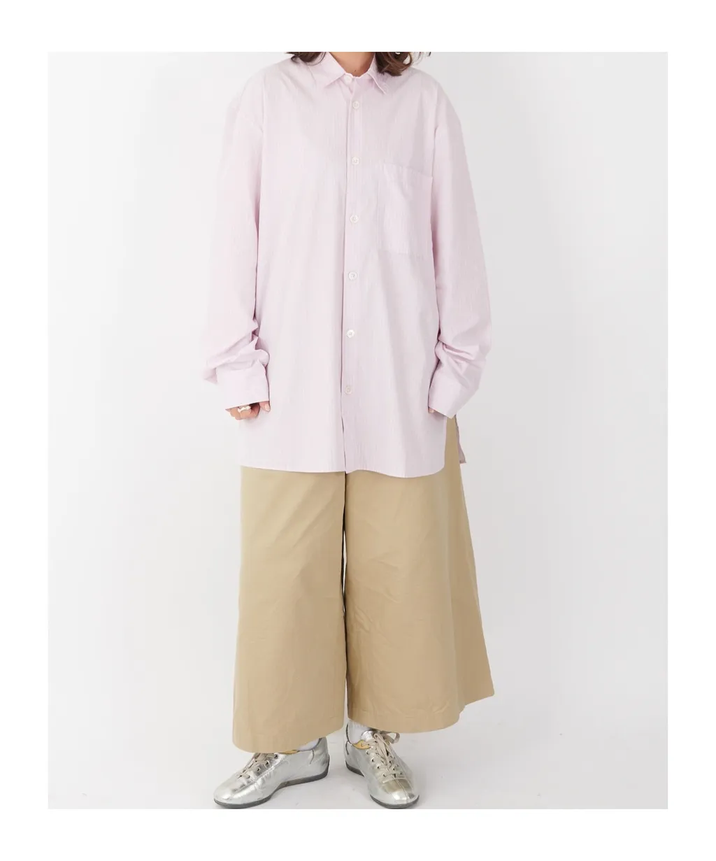 Loose Long Pajama Shirt